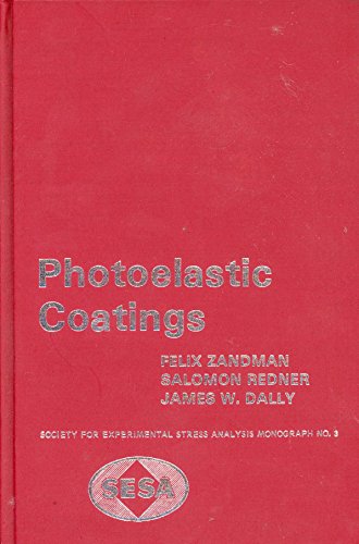 Beispielbild fr Photoelastic Coatings zum Verkauf von Better World Books