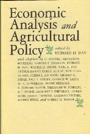 Beispielbild fr Economic Analysis and Agricultural Policy zum Verkauf von Better World Books