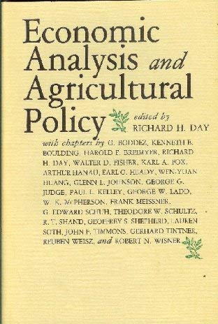 Economic Analysis and Agricultural Policy