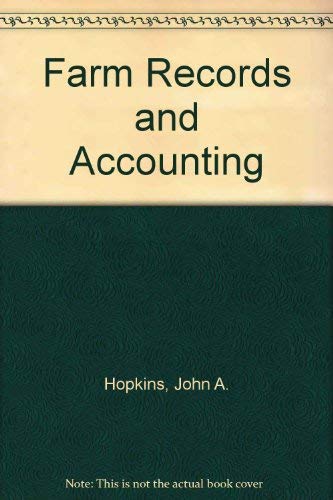 Stock image for Farm Records and Accounting for sale by Hippo Books