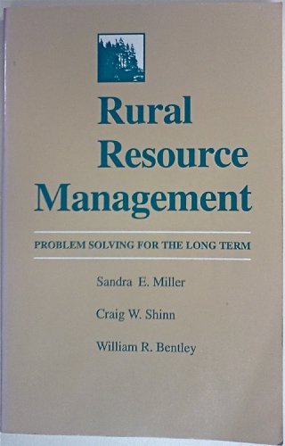 Imagen de archivo de Rural Resource Management-94 a la venta por ThriftBooks-Atlanta