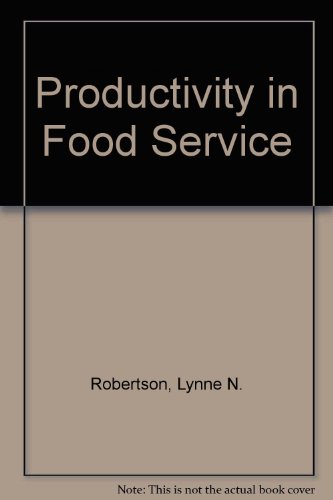 9780813807843: Productivity in Food Service