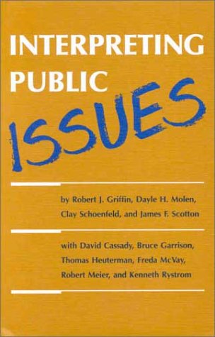 Imagen de archivo de Interpreting Public Issues a la venta por Ergodebooks
