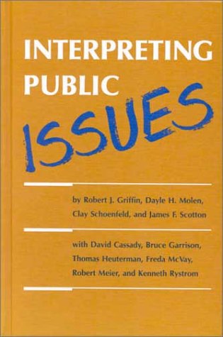 Imagen de archivo de Interpreting Public Issues a la venta por Marissa's Books and Gifts
