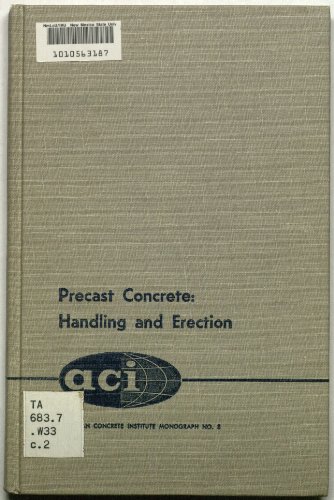 Imagen de archivo de Precast concrete: handling and erection (ACI monograph no. 8) a la venta por HPB-Red