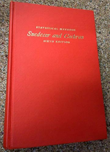 Beispielbild fr Statistical Methods. Sixth Edition zum Verkauf von Wonder Book