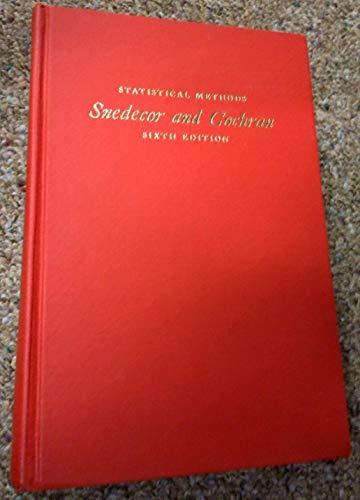 Stock image for Statistical Methods. Sixth Edition for sale by HPB-Emerald