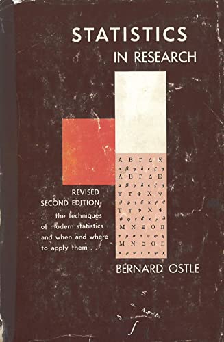 Stock image for Statistics in Research: Basic Concepts and Techniques for Research Workers for sale by Solr Books