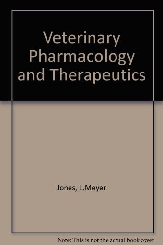 Beispielbild fr Veterinary pharmacology and therapeutics zum Verkauf von Once Upon A Time Books