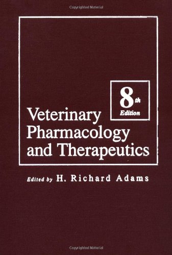 Imagen de archivo de Veterinary Pharmacology and Therapeutics a la venta por Wonder Book