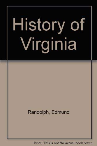 9780813902838: History of Virginia (Virginia Historical Society Documents)
