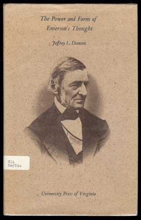 Imagen de archivo de The Power and Form of Emerson's Thought a la venta por Better World Books