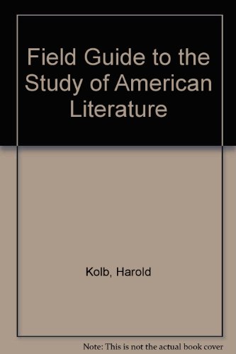 Imagen de archivo de A field guide to the study of American literature a la venta por A Squared Books (Don Dewhirst)