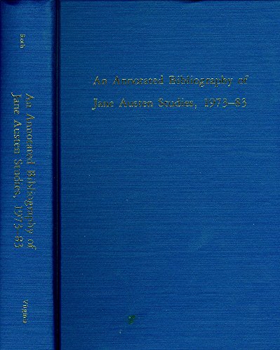 Beispielbild fr An Annotated Bibliography of Jane Austen Studies, 1973-83 zum Verkauf von Better World Books