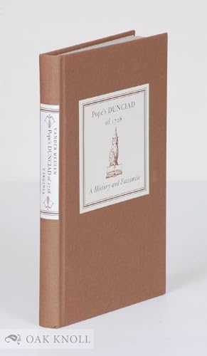 9780813912684: Pope's Dunciad of 1728: A History and Facsimile