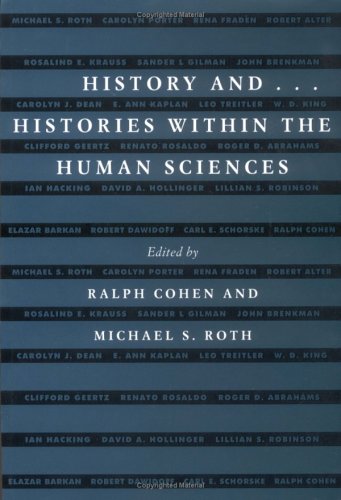 Stock image for History And.: Histories Within the Human Sciences for sale by HPB-Red