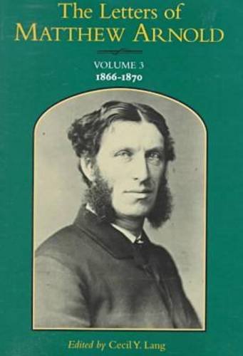 Beispielbild fr The Letters of Matthew Arnold zum Verkauf von Blackwell's