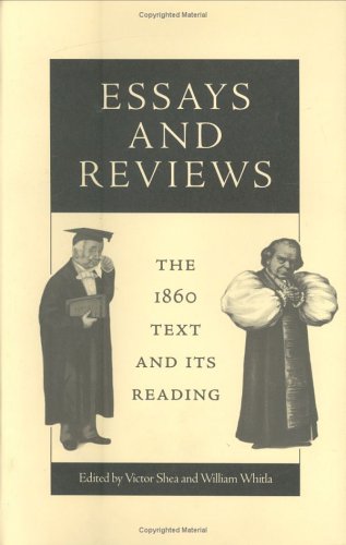 Beispielbild fr Essays and Reviews : The 1860 Text and Its Reading : (Victorian Literature ) zum Verkauf von Asano Bookshop