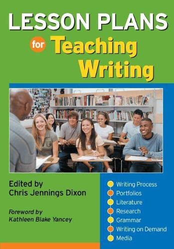 Stock image for Lesson Plans for Teaching Writing for sale by Books of the Smoky Mountains