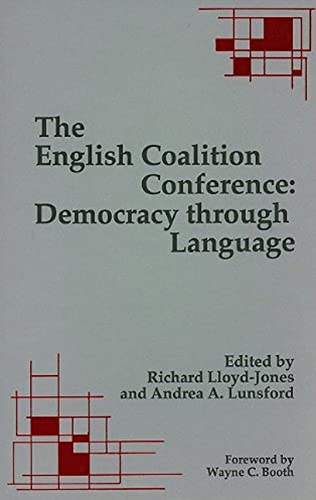 Imagen de archivo de The English Coalition Conference : Democracy Through Language a la venta por Better World Books