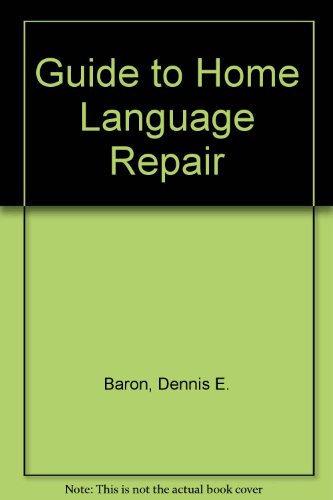 Stock image for Guide to Home Language Repair for sale by The Book Cellar, LLC