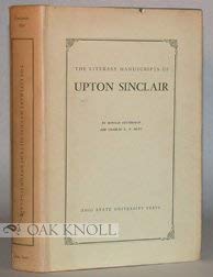 9780814201695: Literary Manuscripts of Upton Sinclair (Calendars of American Literary Manuscripts S.)