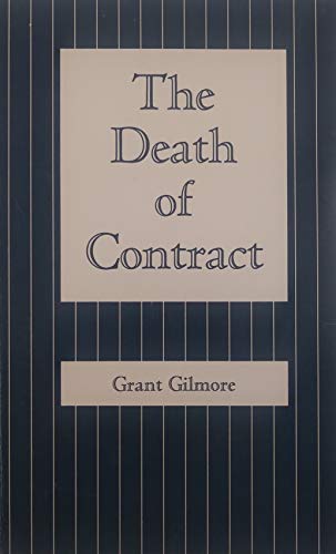 Stock image for Death of Contract for sale by My Dead Aunt's Books