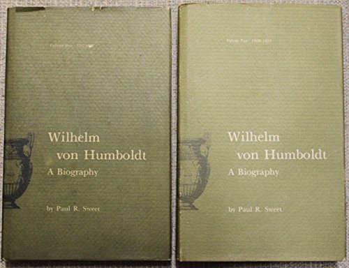 9780814202784: 1767-1808 (v. 1) (Wilhelm Von Humboldt: A Biography)