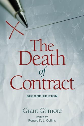 Beispielbild fr DEATH OF CONTRACT zum Verkauf von Brook Bookstore On Demand