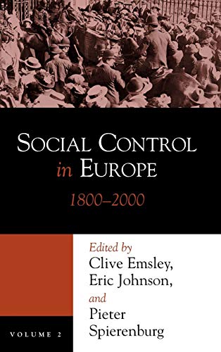 Beispielbild fr Social Control in Europe V2 : 1800-2000 zum Verkauf von Better World Books