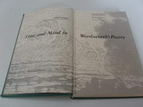 Stock image for Time and Mind in Wordsworth?s Poetry for sale by Redux Books