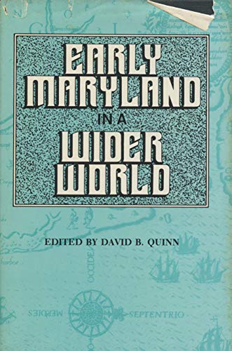 Imagen de archivo de Early Maryland in a Wider World a la venta por Better World Books: West
