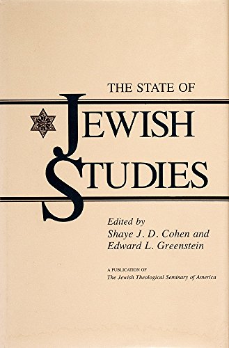 Stock image for The State of Jewish Studies. for sale by Henry Hollander, Bookseller