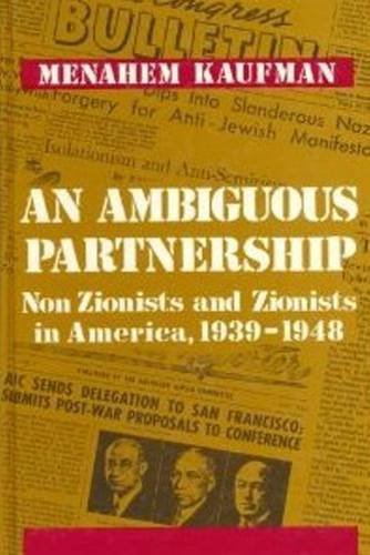 Stock image for An Ambiguous Partnership (American Jewish Civilization Series) for sale by Joseph Burridge Books