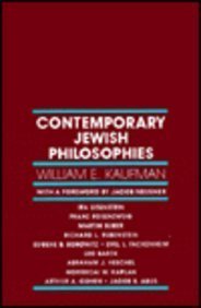 9780814324295: Contemporary Jewish Philosophies