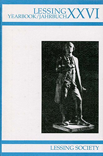 Beispielbild fr Lessing Yearbook XXVI 1994 zum Verkauf von Antiquariat Hoffmann