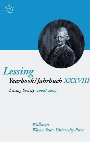 Imagen de archivo de Lessing Yearbook/Jahrbuch XXXVIII 2008 2009 a la venta por Revaluation Books