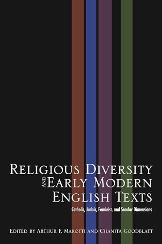 9780814339558: Religious Diversity and Early Modern English Texts: Catholic, Judaic, Feminist, and Secular Dimensions