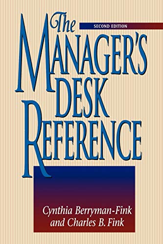 The Manager's Desk Reference (9780814400395) by Berryman-Fink, Professor Of Communication Cynthia; Fink, Charles B