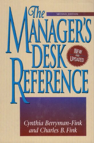 9780814403426: The Manager's Desk Reference