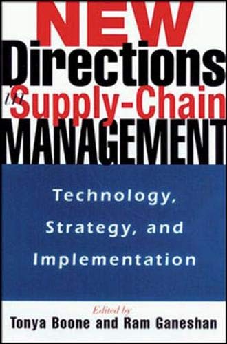 Imagen de archivo de New Directions in Supply-Chain Management : Technology, Strategy, and Implementation a la venta por Better World Books