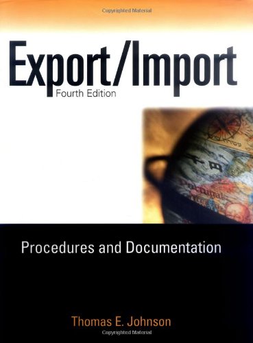 Beispielbild fr Export/Import Procedures and Documentation zum Verkauf von Better World Books