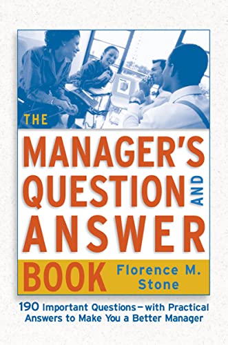 Beispielbild fr The Manager's Question and Answer Book zum Verkauf von WorldofBooks