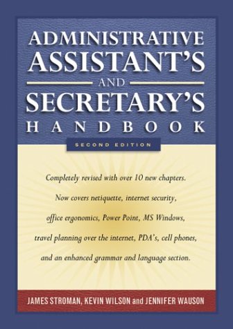 Beispielbild fr Administrative Assistant's and Secretary's Handbook zum Verkauf von Wonder Book