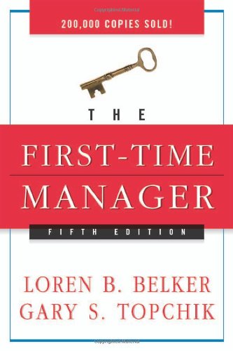 Stock image for First - Time Manager for sale by Christian Book Store