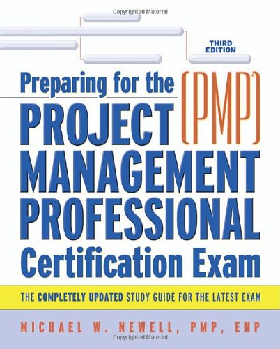 Beispielbild fr Preparing for the Project Management Professional Certification Exam zum Verkauf von Better World Books