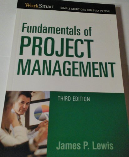 Beispielbild fr Fundamentals of Project Management (Worksmart) zum Verkauf von SecondSale