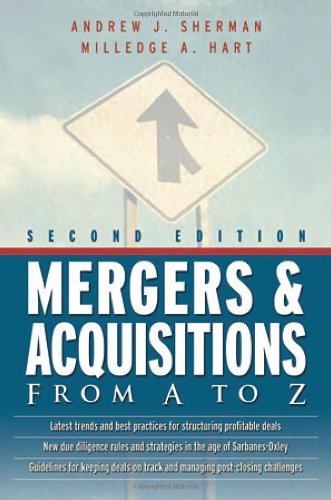 Stock image for Mergers & Acquisitions from A to Z for sale by Once Upon A Time Books