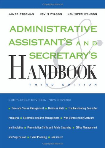 Imagen de archivo de Administrative Assistants and Secretarys Handbook a la venta por Goodwill of Colorado