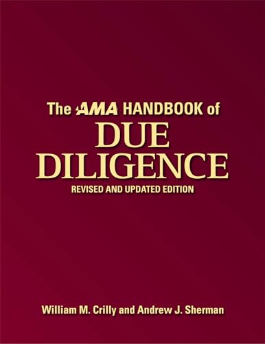 9780814413821: The AMA Handbook of Due Diligence: Revised and Updated Edition